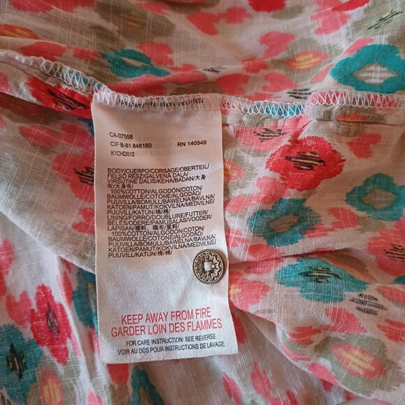 Gorgeous MEXX Girls Summer Dress Size 7 100% Cotton - Picture 7 of 10